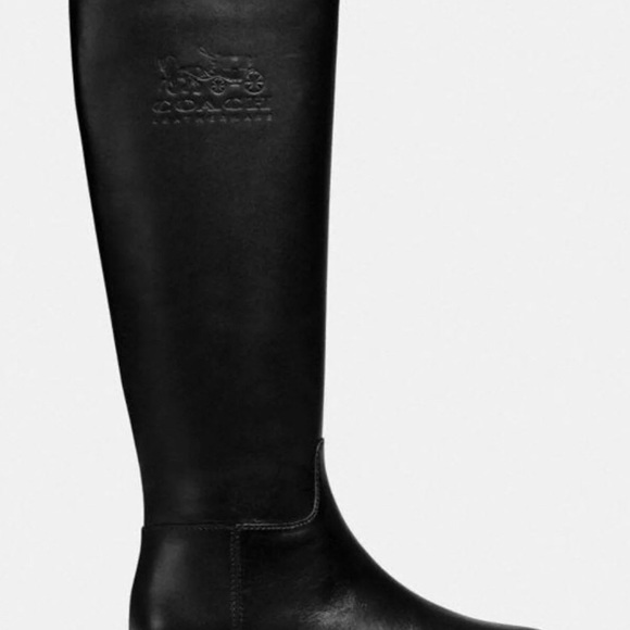 Coach Classic Leather Knee-High Rilee Boots 7,8 - Picture 12 of 13